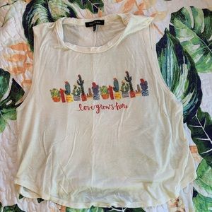 Cactus crop top